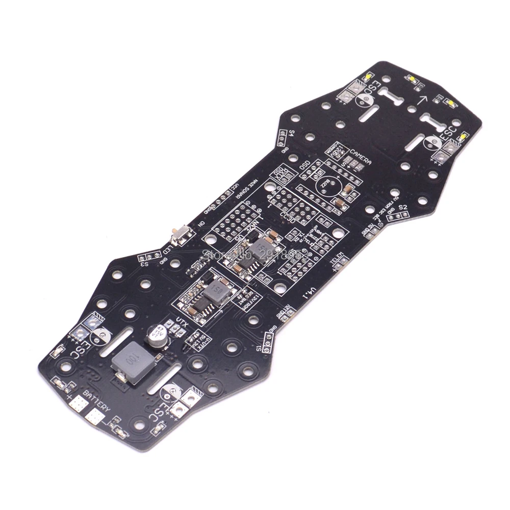 PDB Мощность распределительный щит 5V / 12V звуковой сигнал BEC светодиодный Поддержка