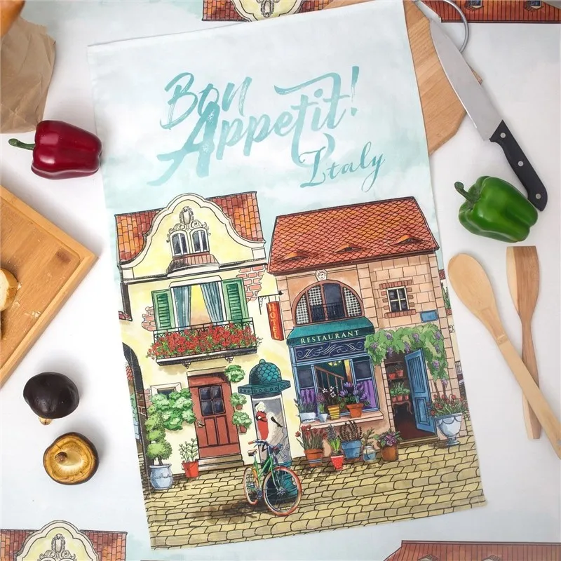 Полотенце &quotЭтель&quot Bon Appetit 40х73 см 100% хл саржа 190 гр/м2|Коврики и подложки| |