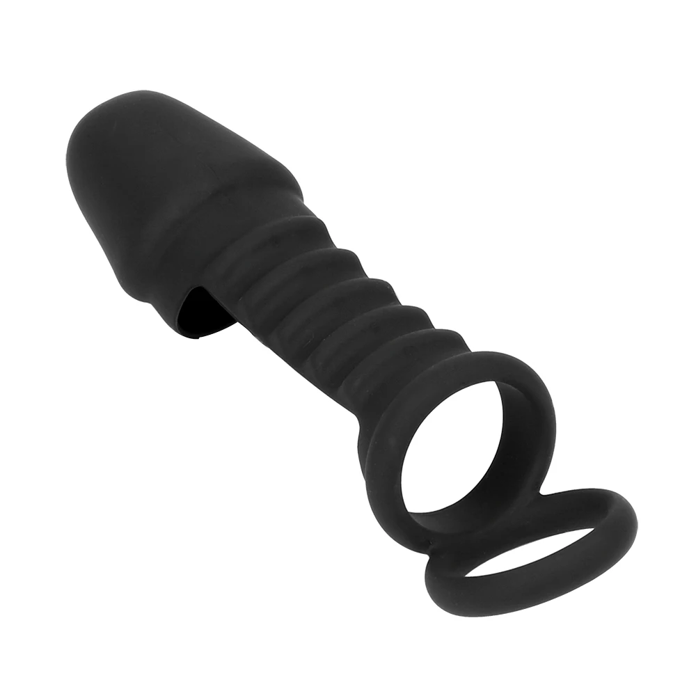 IKOKY мягкий силиконовый удлинитель для пениса увеличение мужчин t эластичное