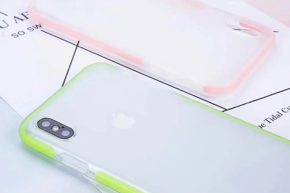 JONSNOW крышка для iPhone XS MAX XR антидетонационных телефон сзади Защитный чехол 6 6S 7 8 Plus X
