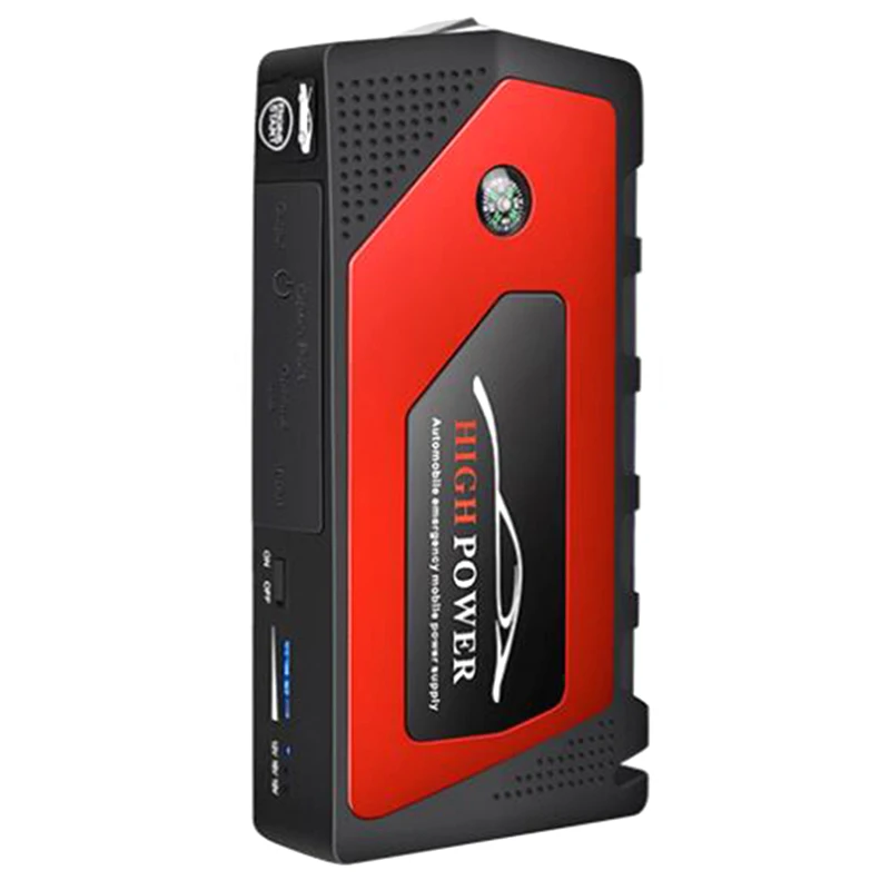 Автомобильный стартер аварийное пусковое устройство 18000Mah 4Usb светодиодный