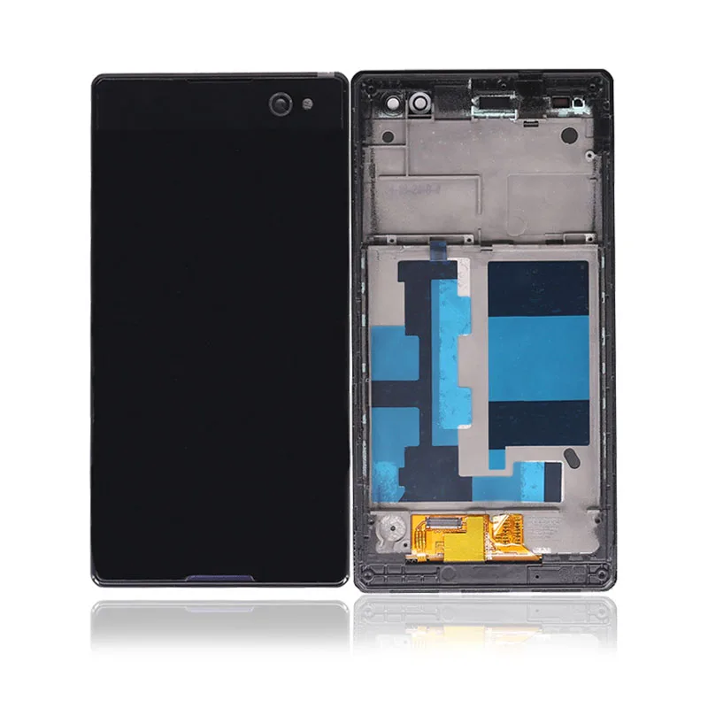 10 шт./лот для Sony Xperia C3 D2533 D2502 ЖК дисплей + сенсорный экран дигитайзер рамка в сборе