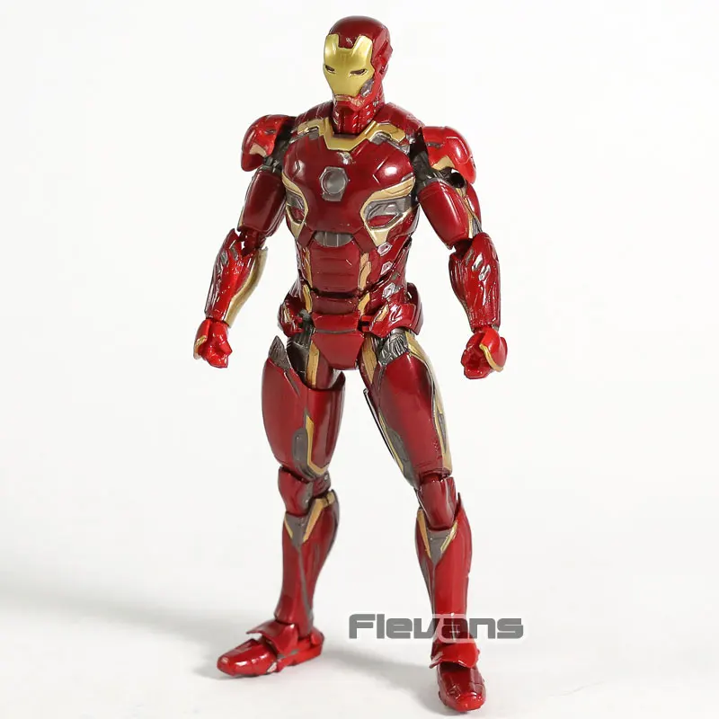 MAFEX № 022 ЖЕЛЕЗНЫЙ ЧЕЛОВЕК Марк МК 45 ПВХ экшн-фигурка Коллекционная модель игрушка