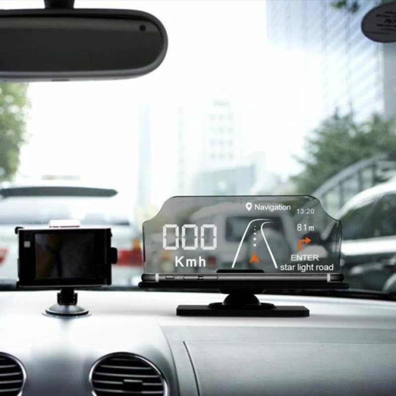 Автомобильный держатель с креплением на голову HUD лобовое стекло мобильный