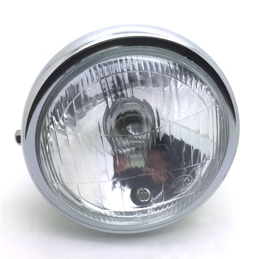

6'' Motorcycle Side mount Headlight 12V Round Amber Light High/Low Beam Universal