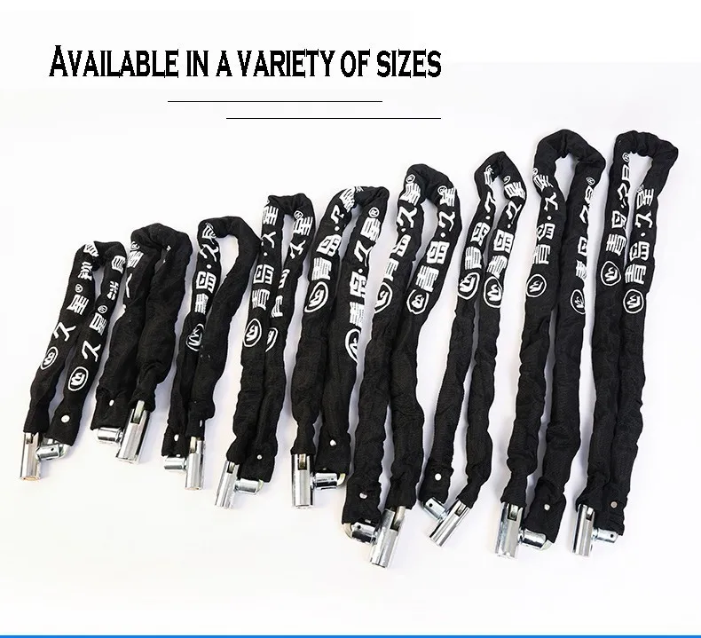 Bicycle Lock Motorcycle Anti-theft Chain Lengthen Door A Mountain Country Car Strip | Спорт и развлечения