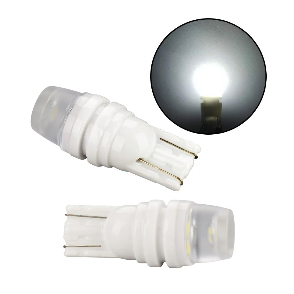 2pcs Automobils LED 3SMD W5W T10 Canbus Car Interior Light 12V Bulbs Parking Lamp Wedge Clearance Reading Bulb | Автомобили и