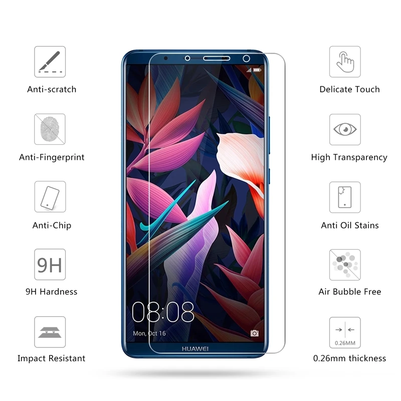 Закаленное стекло 9H для Huawei Mate 10 Pro Защита экрана huawei Mate10 pro Премиум Защитная