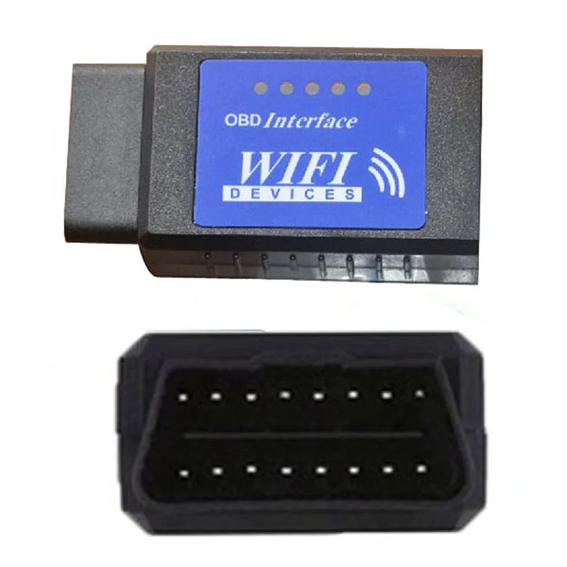 Синий знак Elm327 Wi Fi сканер Авто Obd2 диагностический инструмент Elm 327 Obdii сканера V 1 5