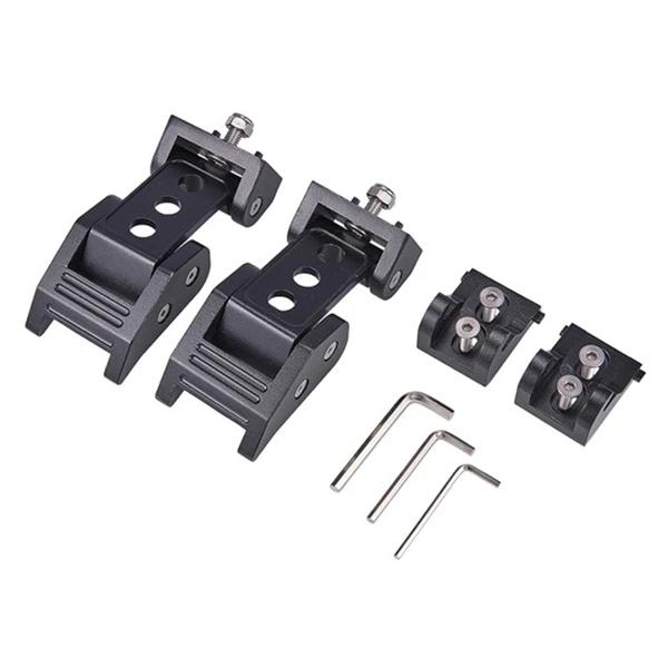Black Stainless Steel Latch Locking Hood Catch Kit For 2007-2017 Jeep Wrangler Jk Jku | Interior Door Panels &amp Parts