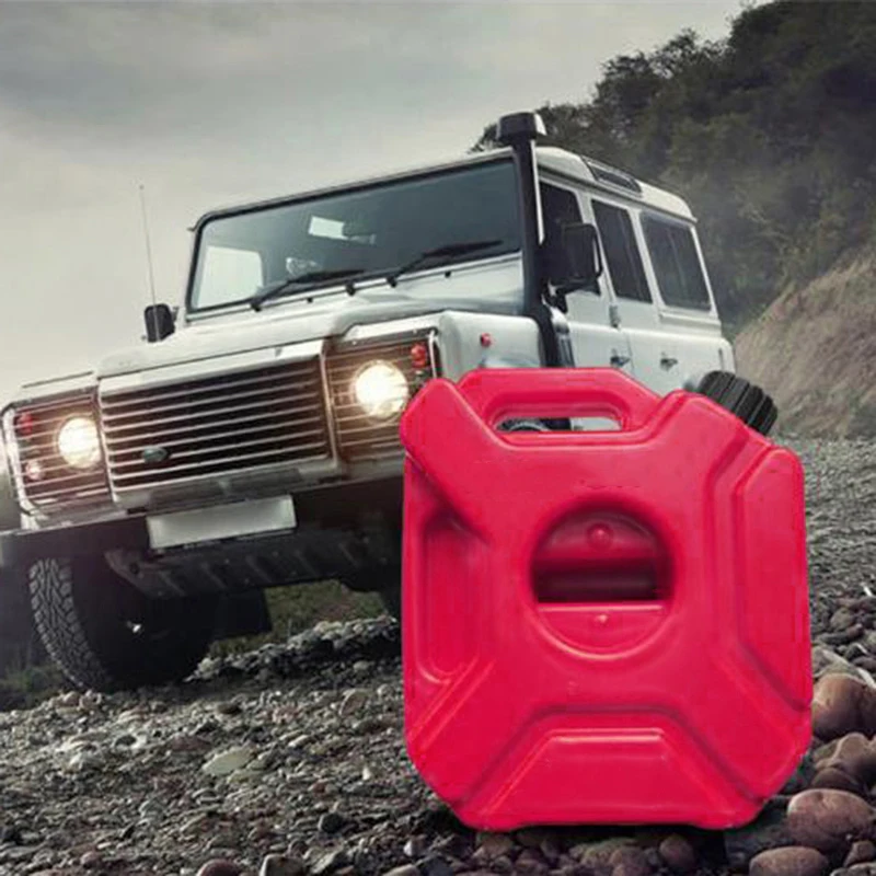 5L Красный Портативный Jerry Can газовая пластиковая канистра для топлива бензин ATV UTV