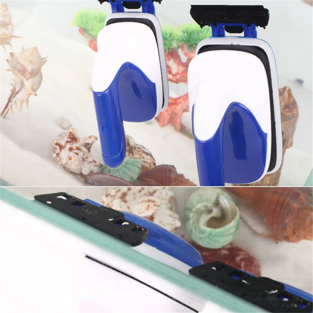 Practical Floating Magnetic Brush Aquarium Fish Tank Glass Algae Scraper Cleaner Tool Magnets | Дом и сад