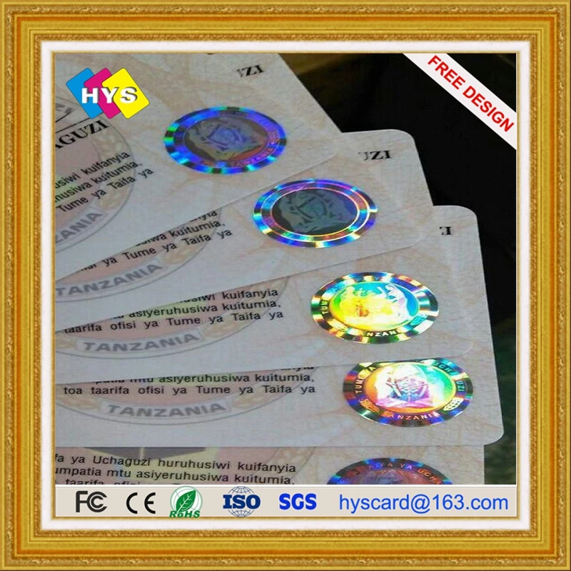 

Holographic Plastic Card and Hot stamping gold or silver pvc card supply