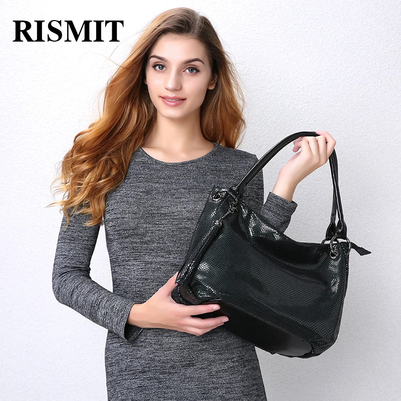 RISMIT Натуральная женская сумка под кожу питона BO66|bag ladies|brand tote bagtote bag |