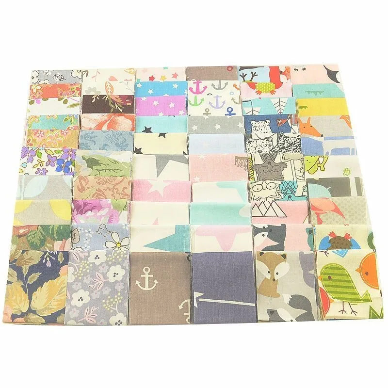 Booksew 100% хлопчатобумажная ткань 5x50 см желейные рулоны сделай сам Лоскутная кукла