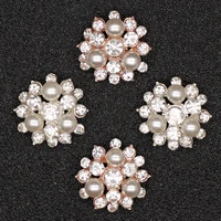 10pcs rhinestone buttons for girl hair accessories dress crafts jewelry accessories scrapbooking decorative buttons sewing diy