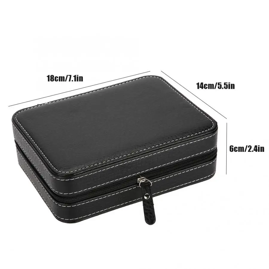 4 сетки Портативный Путешествия Часы Дисплей Коробка для хранения молния