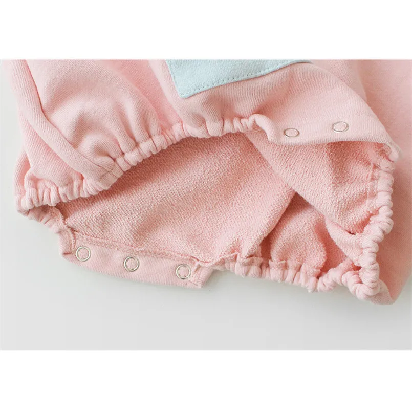 

Cute newborn baby romper cartoon elephant design long sleeve jumpsuit toddler baby boy/girls onesies children pajamas
