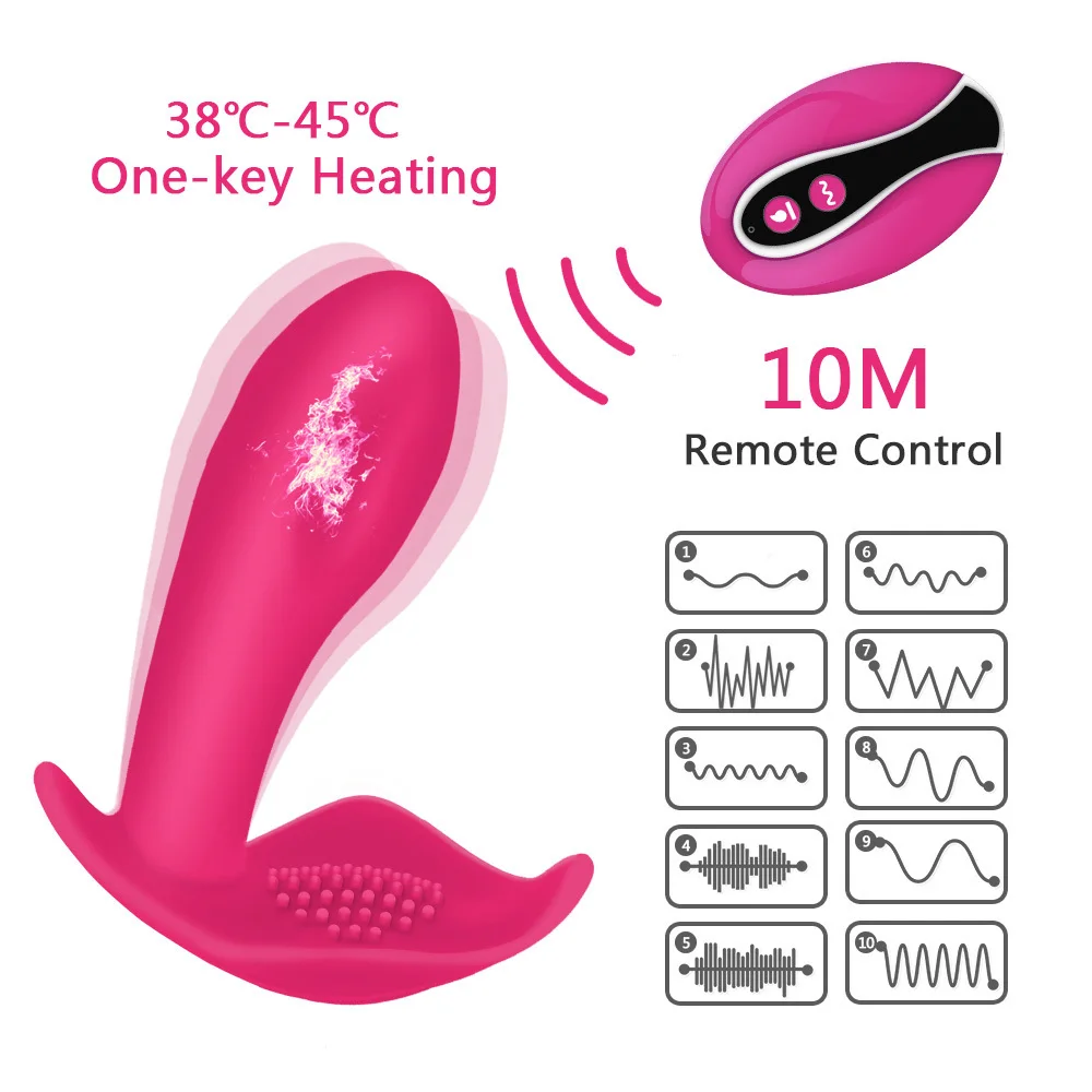 Beilile Heating Butterfly Вибратор с дистанционным управлением вибрационные трусики