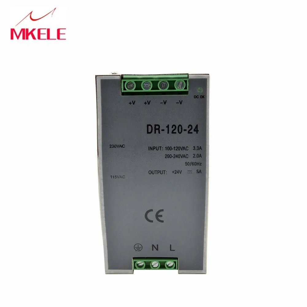 DR-120 Din Rail Voeding 120 W 15 V 8A Ac Dc Converter Voor LED Strip Led Driver With CE ROHS Certifications 12V 24V 15V | Обустройство