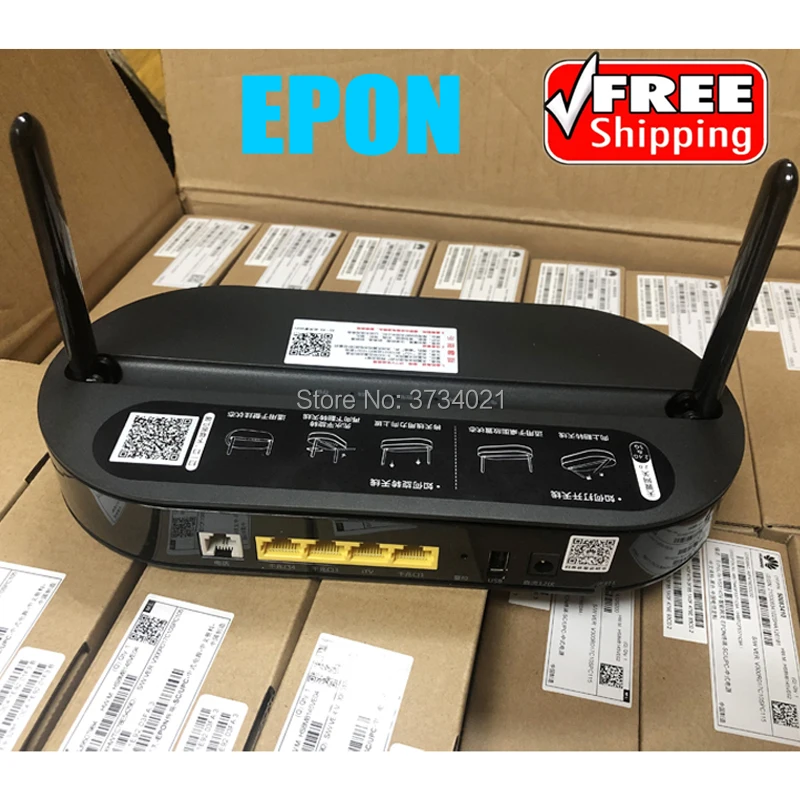 Оригинальный Huawei HS8145V EPON ONT 4GE + 1Tel 1USB Wi Fi 2 4G/5G ONU для волоконно оптический сетевой