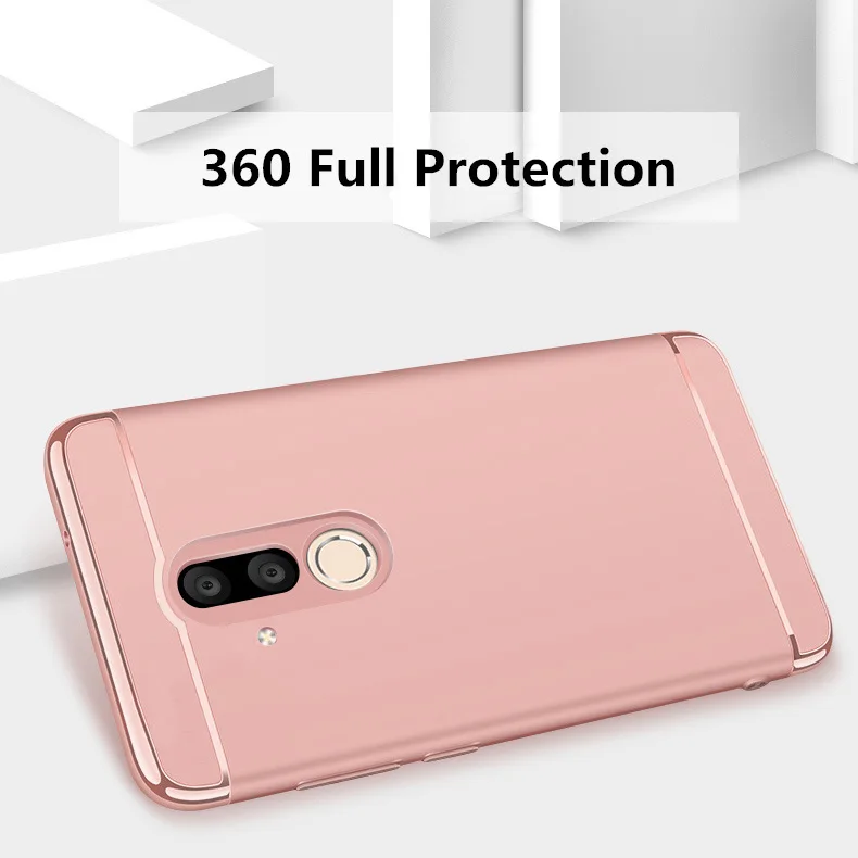 Роскошный чехол для Huawei Mate 20 Lite с защитой 360 градусов жесткий 3 в 1 из поликарбоната