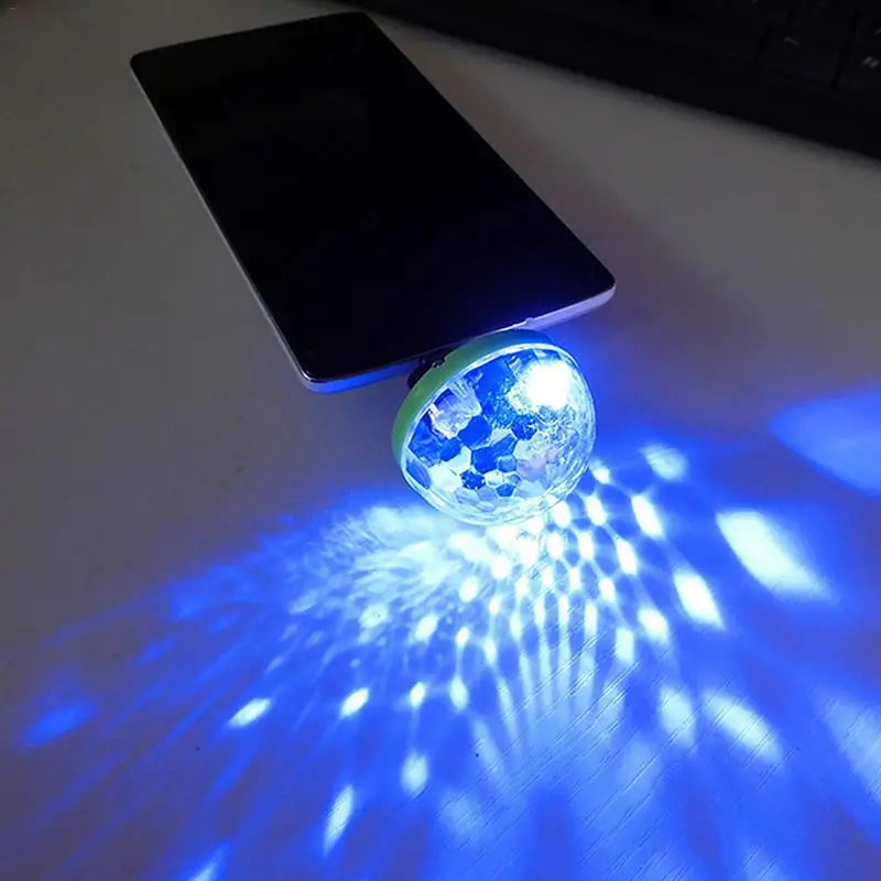 Новый 14 Вт Лазерный свет мини RGB LED мобильный телефон диско шар форма сценический