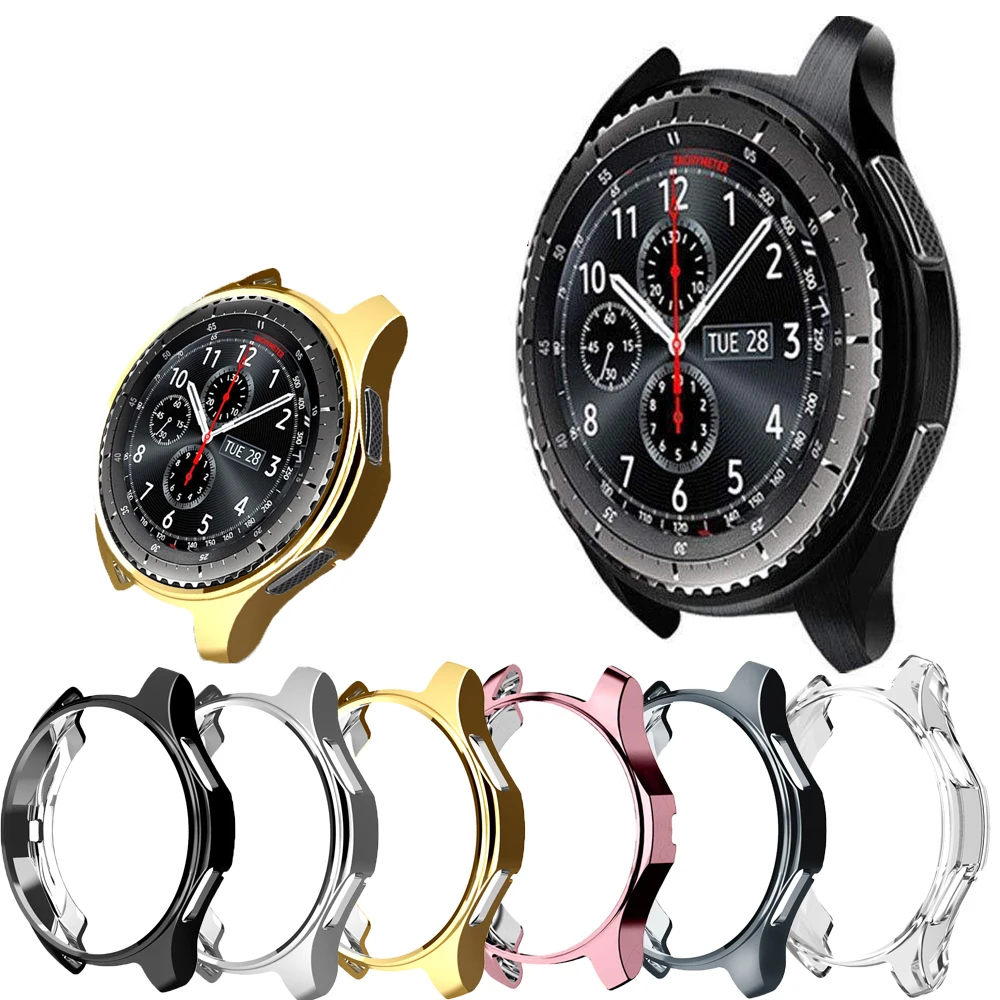 

Защитный чехол из ТПУ для Samsung Galaxy Watch 46 мм 42 мм Gear S3 frontier Smart Watch аксессуары