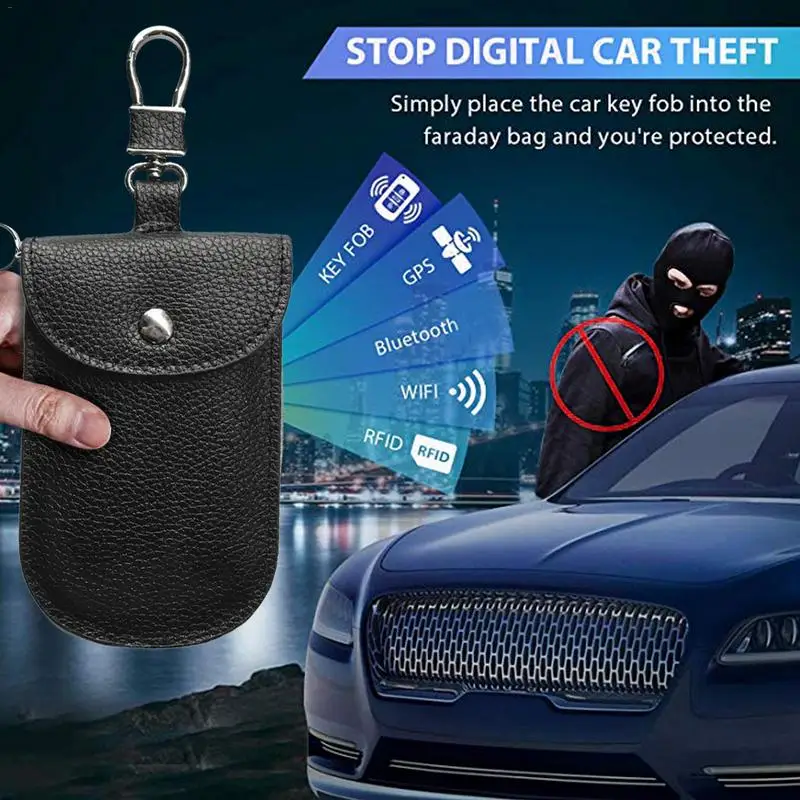 

Мини-сумка Фарадея, сигналы, ФОБ для автомобильного ключа, Противоугонный брелок, защита для автомобильного ключа, держатель