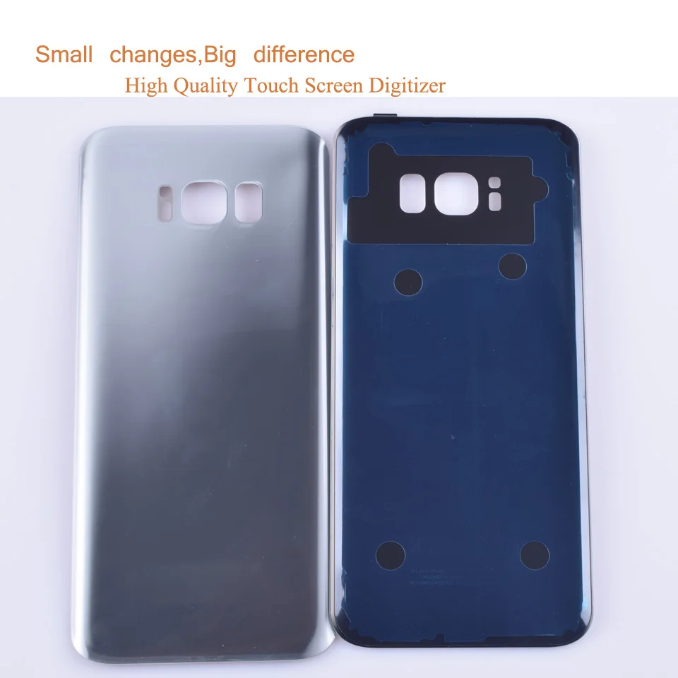 10 шт./лот для Samsung Galaxy S8 + Plus G955 G955F корпус с аккумулятором задняя крышка Корпус