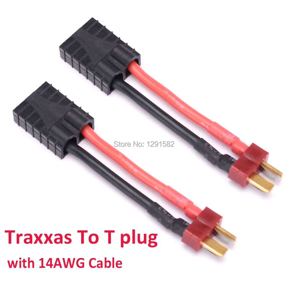 T образная вилка Deans к TRX Male Female адаптер Коннектор подходит для батареи Traxxas RC|traxxas