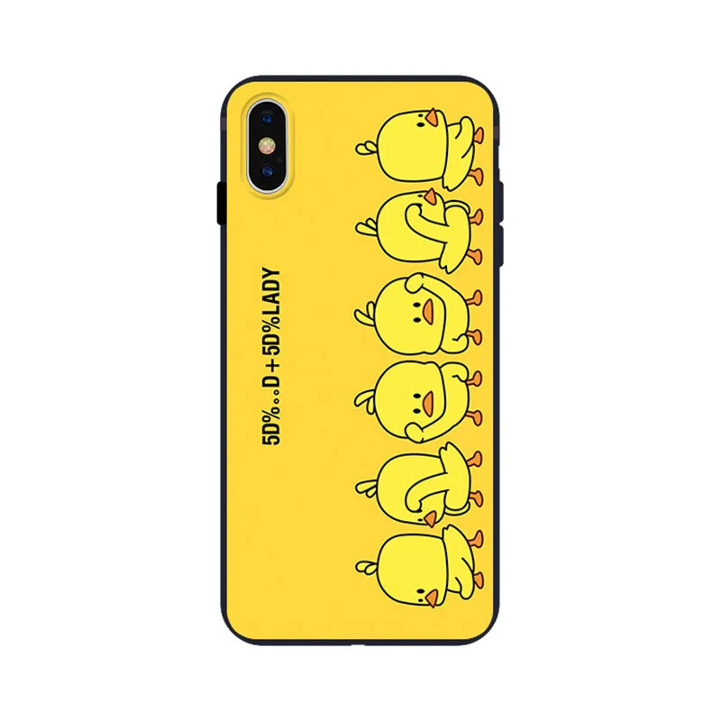 Горячие Ins мультфильм мягкий силиконовый чехол для iPhone 6 6s 7 8 Plus Модный узор