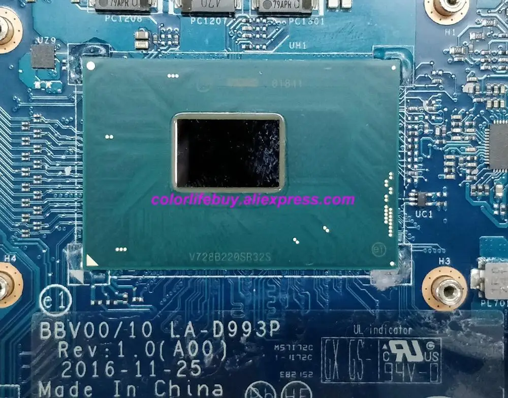 Натуральная JG23N 0JG23N CN BBV00/10 LA D993P i5 7300HQ GTX1050 4 Гб материнская плата для ноутбука Dell