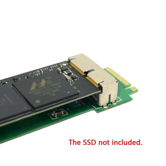 Кабель PCI Express 4X M.2 NGFF M Key to 2013 2014 2015 Apple Macbook SSD адаптер pcie riser card для A1493 A1502 A1465