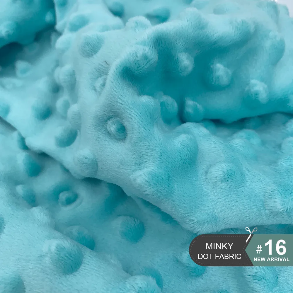 6 шт./лот оптовая продажа Высококачественная мягкая плюшевая ткань Minky из