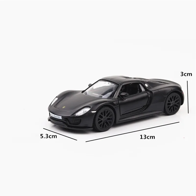 1:36 Simulation Alloy Die-casting Super Sports Car Model Sound And Light Pull Back Children's Toy Baking Cake Decoration |