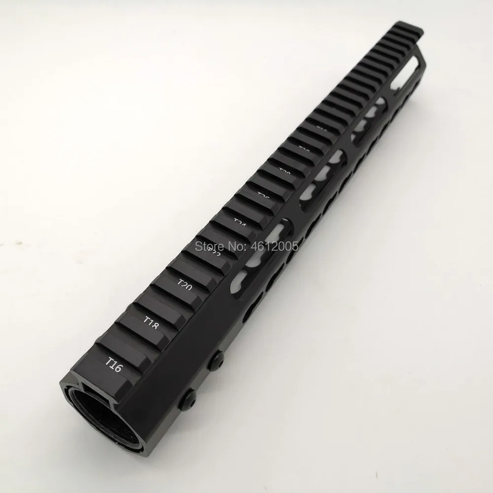 12 дюймов keymod трубчатое цевье Super Slim ar 15 Handguard Quad Rail W/гайка для M4 M16|Кронштейны и
