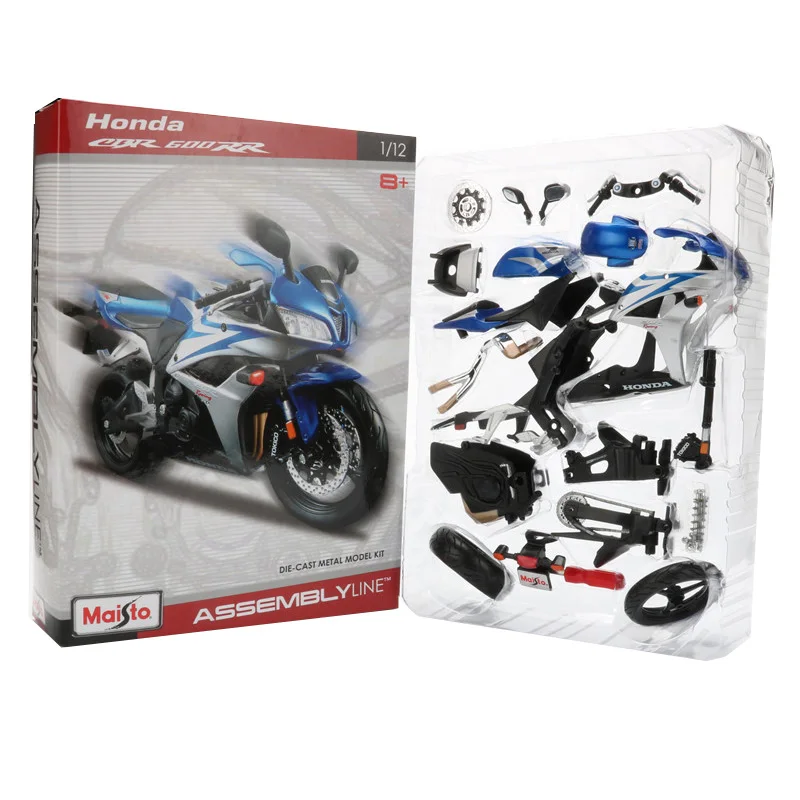 Maisto 1:12 игрушечный мотоцикл из сплава внедорожник CBR 600RR сборная линия модели