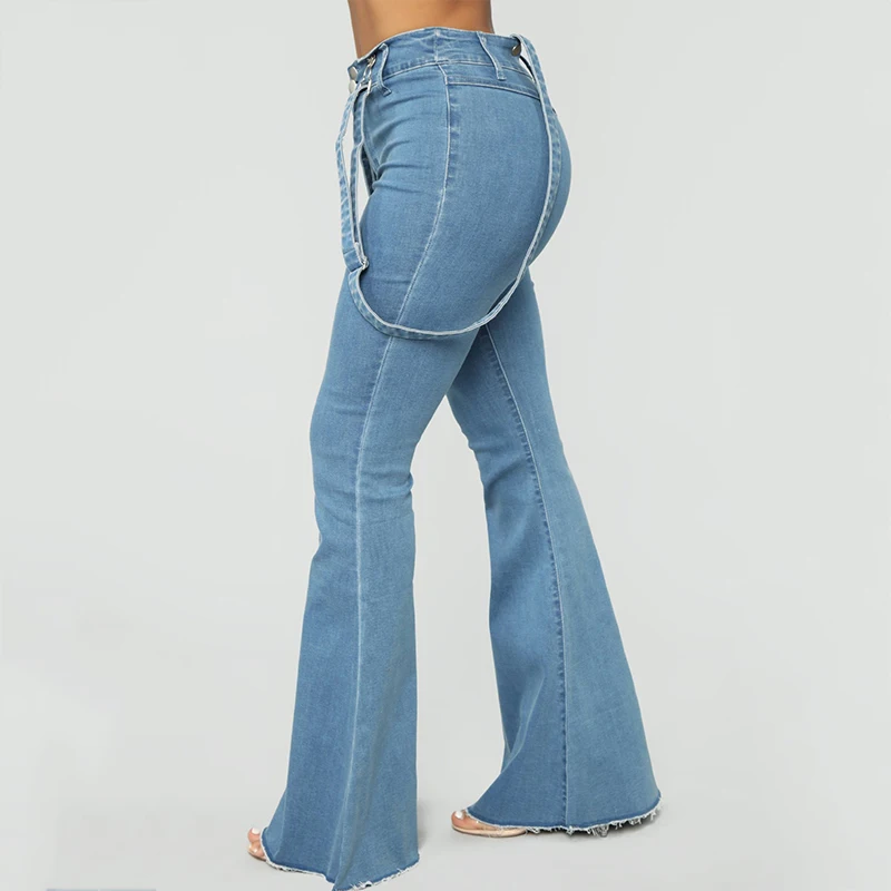 Фото Chrleisure Denim Jeans Womens High-waist Wide Leg Women 2019 Sping Summer Pocket New For Женская одежда Chrleisure Denim Jeans Womens High-waist Wide Leg Women 2019 Sping Summer Pocket New For Женская одежда