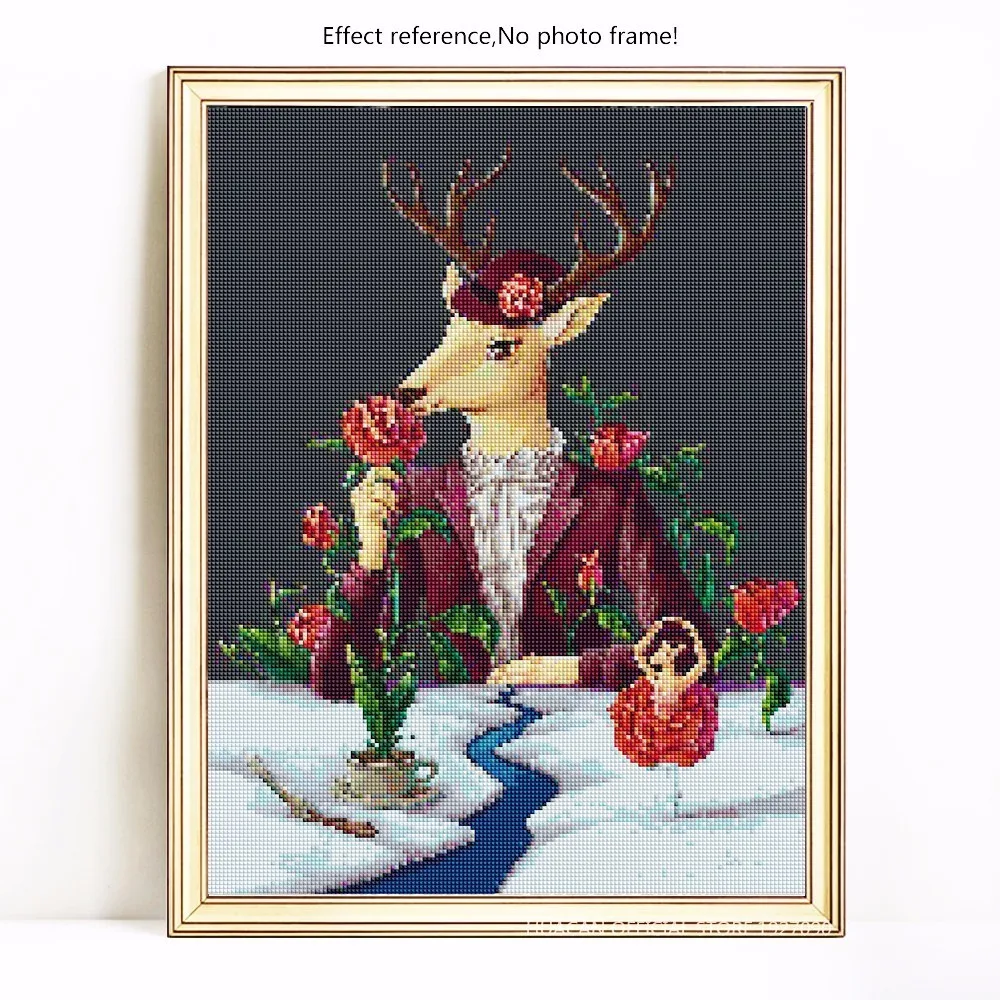 EverShine 5D DIamond Painting Full Drill Square Animals Cross Stitch Diamond Embroidery Sale Goat Rhinestones Pictures Beadwork | Дом и сад