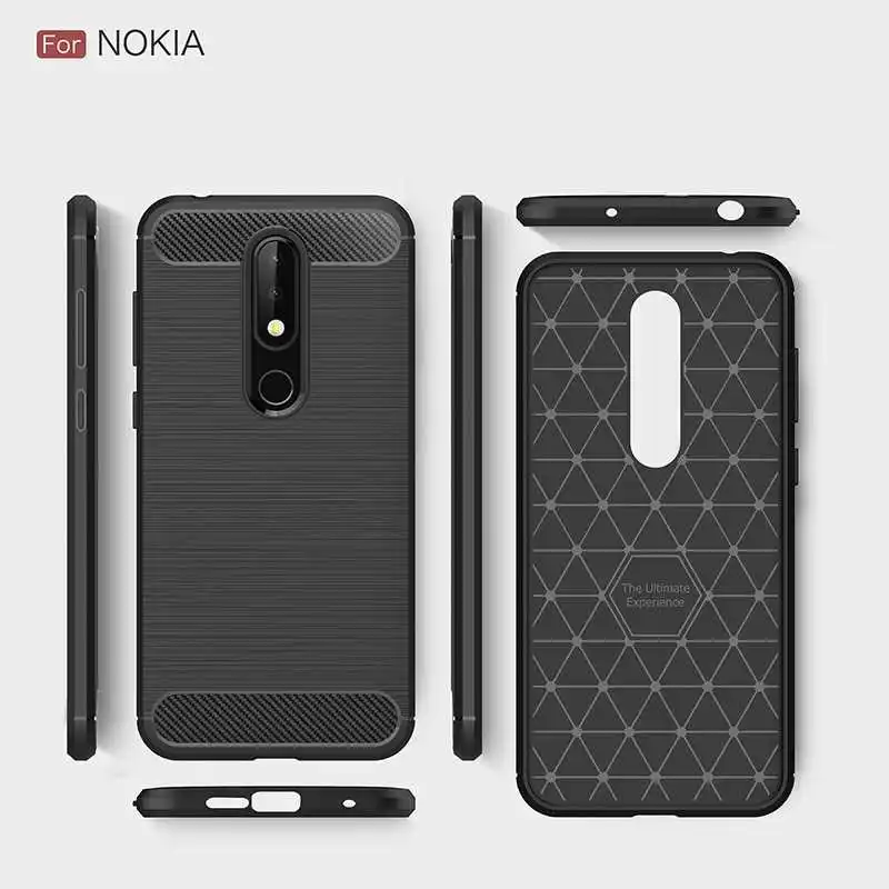 Модный Ударопрочный Мягкий силиконовый чехол Mokoemi 5 дюйма для Nokia 6 1 мобильного