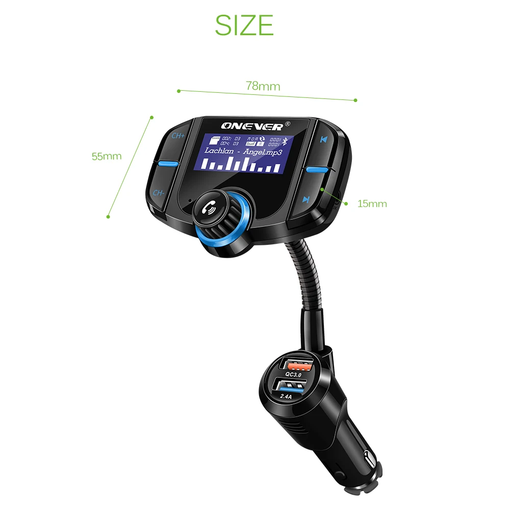 Автомобильная электроника FM передатчик Bluetooth автомобильный комплект Hands Free 2