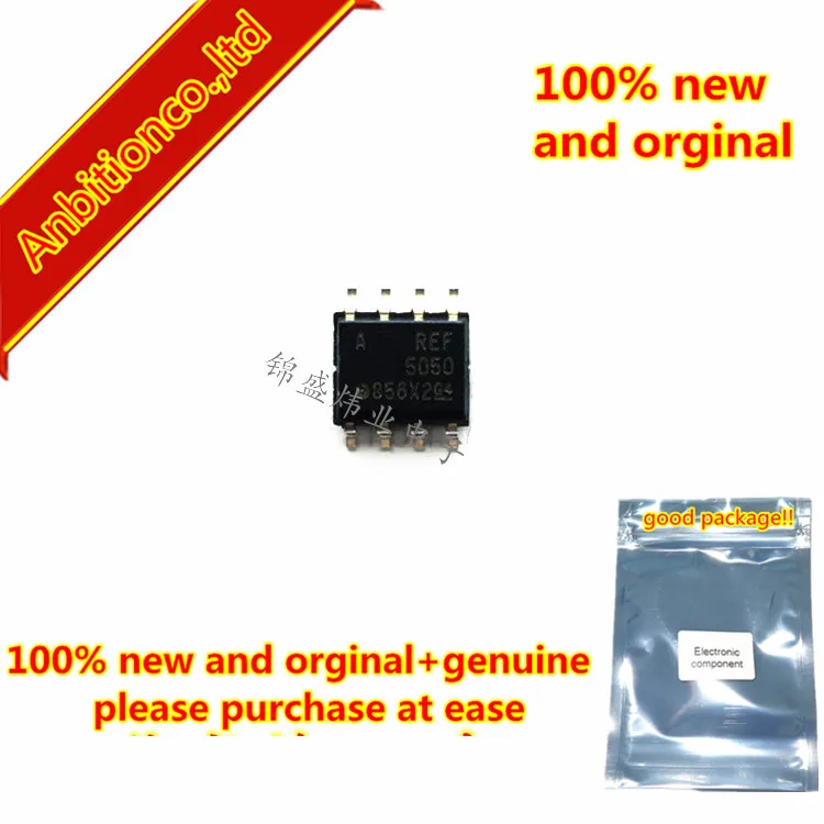 

5pcs 100% new and orginal REF5050AIDR SOP8 Low-Noise, Very Low Drift, Precision VOLTAGE REFERENCE in stock