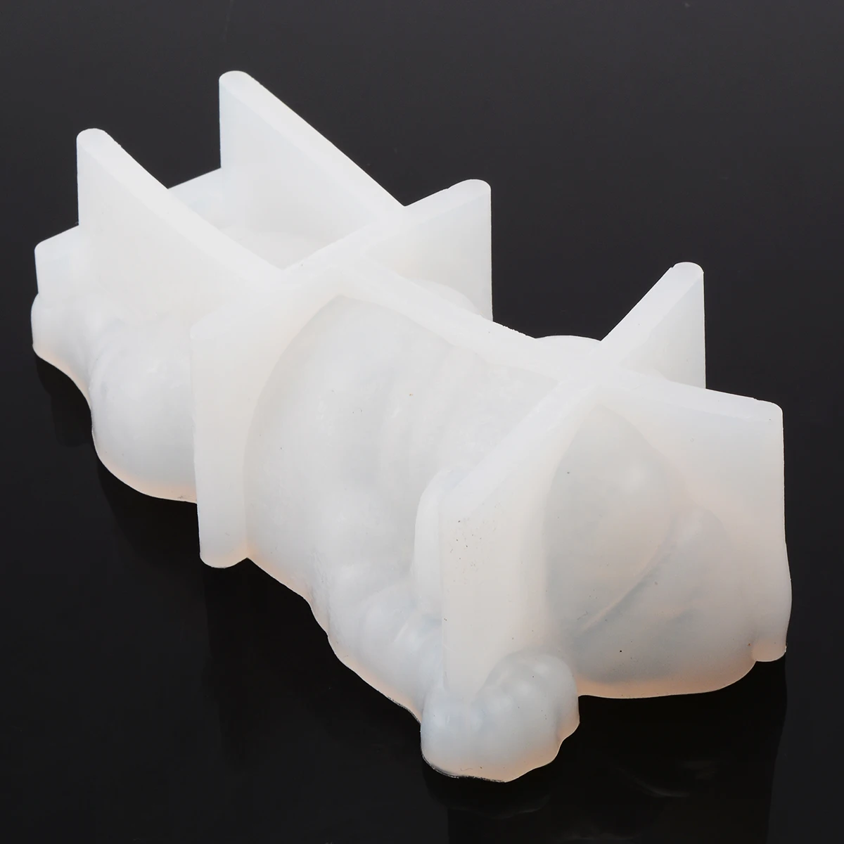 1 шт. белая силиконовая форма 3D собака бульдог животных мусс Шоколадное Желе