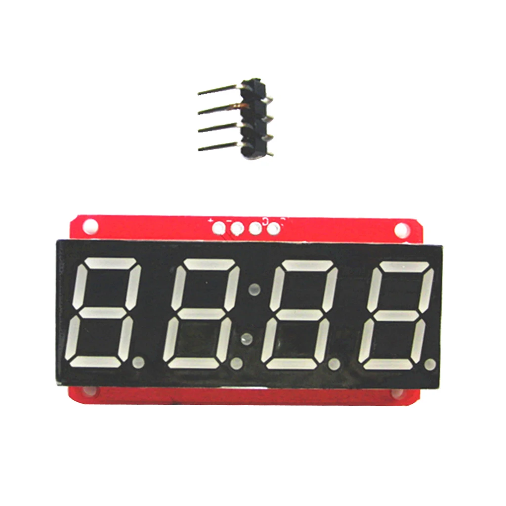 4 значный 7 сегментный 0 56 дюймовый светодиодный дисплей HT16K33 I2C для Arduino|Передние
