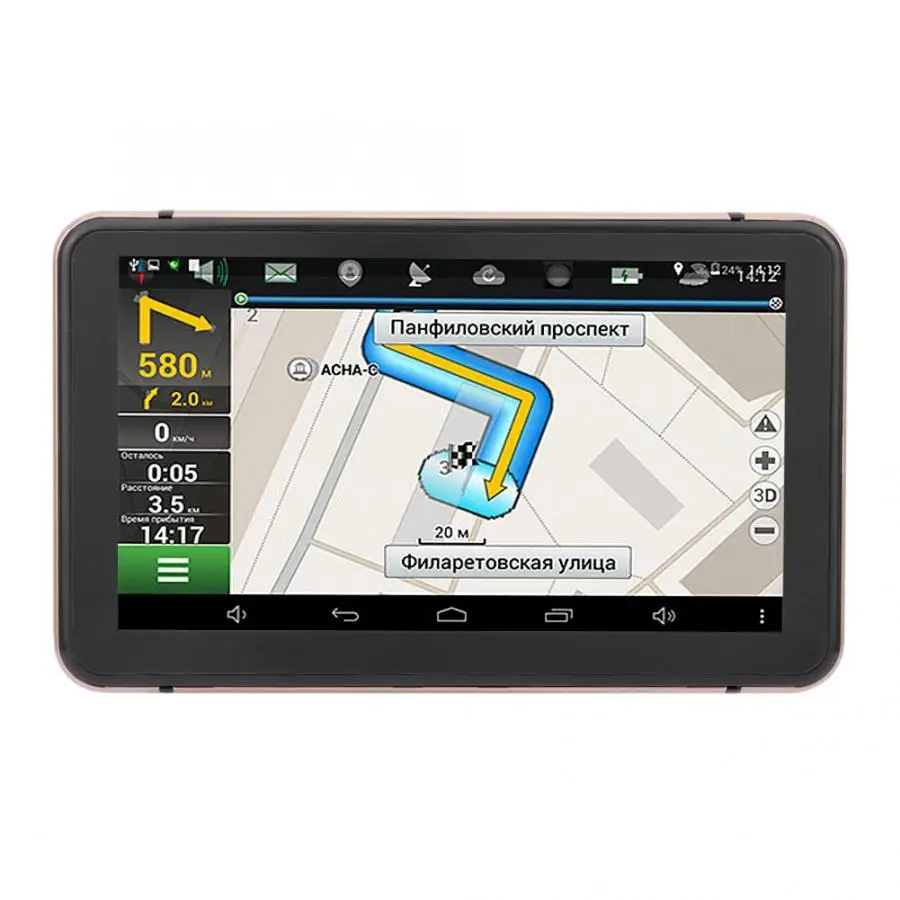 Автомобильный портативный GPS навигатор система карта многофункциональный