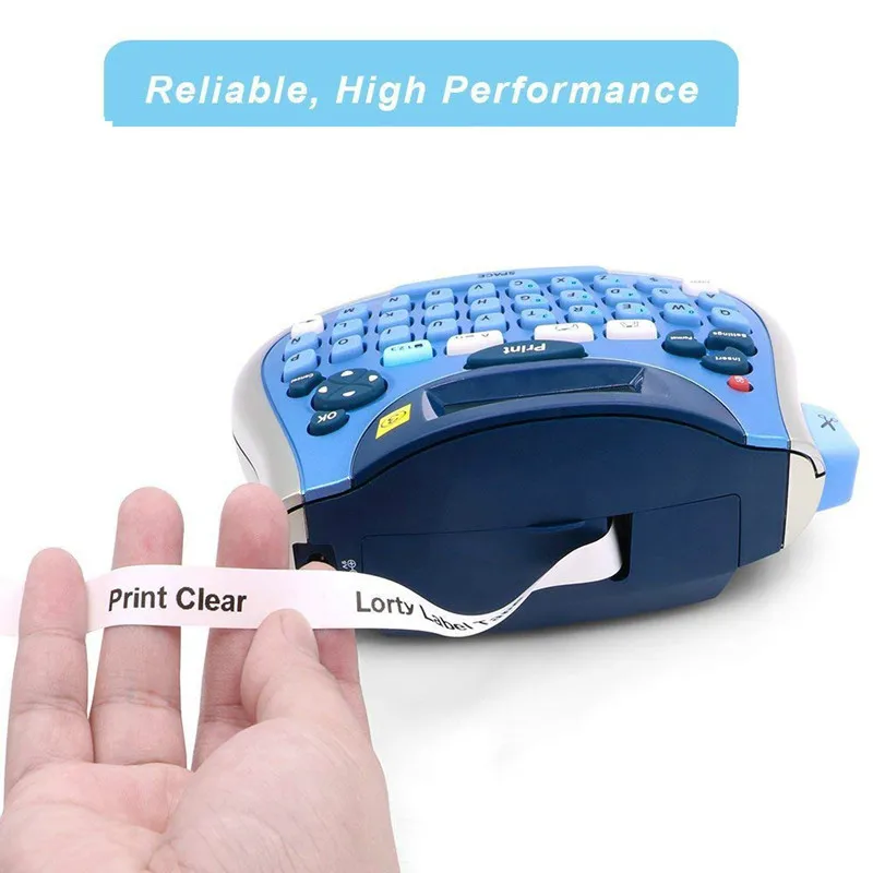 AIMO 5 упаковок 91331 91201 совместимы с DYMO LetraTag 91332 91333 91334 91335 пластиковые ленты 12 мм для