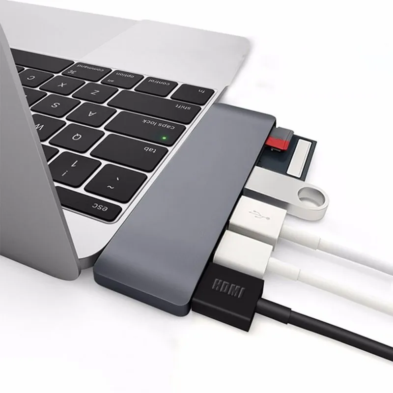 USB-концентратор Type C на 4K HDMI для Samsung S8 S9 Note 8 Dex Mode Thunderbolt 3 | Компьютеры и офис