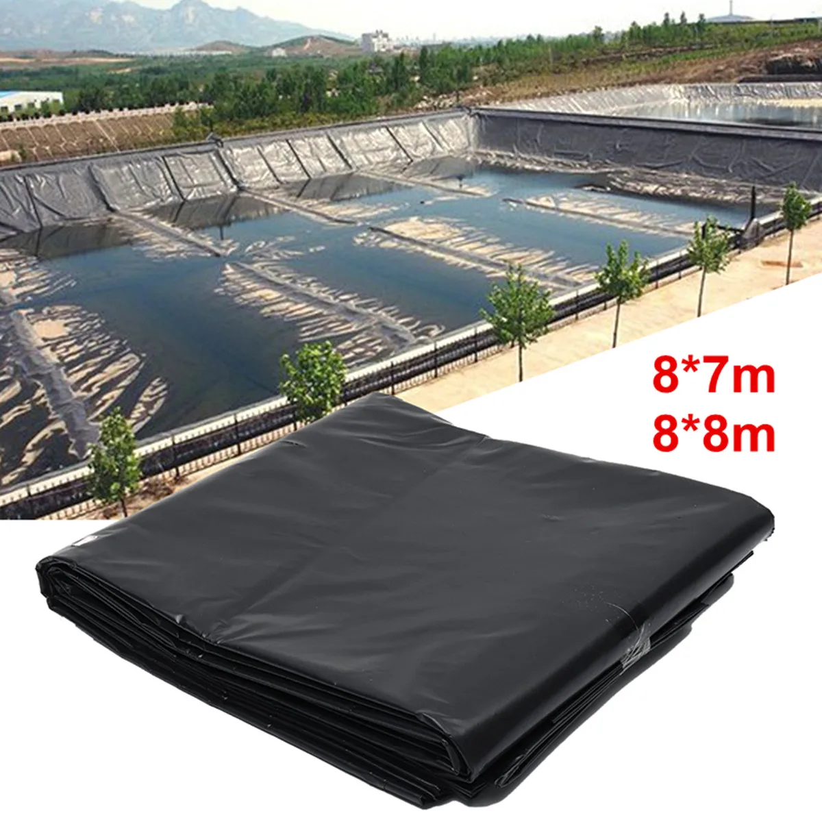 2 размера толщина 0 5 мм подкладка для пруда садовый бассейн усиленный HDPE мощный