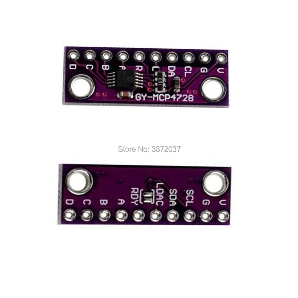 DIYmall GY MCP4728 12 бит I2C цифро аналоговый преобразователь DAC модуль датчика